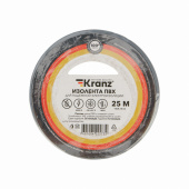 Изделия для монтажа и опрессовки кабеля изолента пвх kranz 0.13х15 мм, 25 м, серая (5 шт./уп.) | kr-09-2108 | kranz выгодная цена