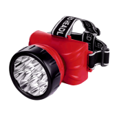 Фонари фонарь налобный аккумуляторный hla 09r 12led 120lm 15ч 2 режима, з/у 230в красный | 4690612031910 | in home выгодная цена