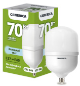 Лампы (источники света) лампа светодиодная hp 70вт 230в 6500к e27-e40 generica | ll-hp-70-230-65-e27-e40-g | iek выгодная цена