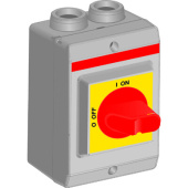 Разъединители, рубильники, предохранители рубильник в боксе otp16ka3m1 до 16а 3х-полюсный, красно-желтая р учка, резьба 4xm20 | 1sca022401r0330 | abb выгодная цена