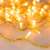 Ленты светодиодные светодиодная гирлянда ard-string-classic-10000-yellow-100led-milk-flash yellow (230v, 7w) (ardecoled, ip65) | 031201 | arlight выгодная цена