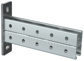 Лотки кабельные металлические консоль strut двойная 41х41-600 ez | clm50d-csd-41-41-06 | iek выгодная цена