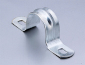 Трубы и аксессуары скоба метал. двухлапковая смд 21-22 (100шт/уп) | 49377 | fortisflex выгодная цена