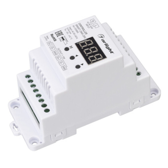 1Ленты светодиодные контроллер smart-dmx-din (230v, 2.4g) (arlight, ip20 пластик, 5 лет) | 033005 | arlight выгодная цена