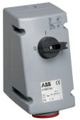 Разъемы промышленные розетка 316mvs6wh, 16a, 3p+e, ip67, 3ч|2cma167829r1000| abb выгодная цена