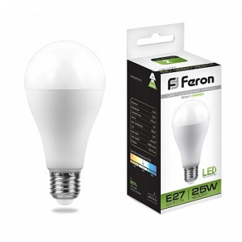 1Лампы (источники света) лампа светодиодная lb-100 (25w) 230v e27 4000k a65 | 25791 | feron выгодная цена