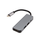 Разъемы, переходники, делители TV разветвитель usb type-c на 4 порта: 1xhdmi/2xusb 3.0 pd/1xtype-c pd rexant |18-4151 | rexant выгодная цена