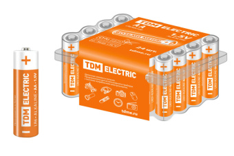 1Элементы питания и аккумуляторы элемент питания lr6 aa alkaline 1,5v box-24 | sq1702-0035 | tdm выгодная цена