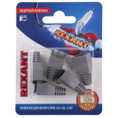 Разъемы RJ защитный колпачок для штекера 8р8с (rj-45), серый (5шт.) | 06-0084-a5 | rexant выгодная цена