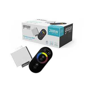 1Ленты светодиодные контроллер rgb basic для ленты led 12v 288w 1/100 | bt622 | gauss выгодная цена