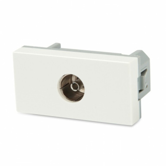 1Розетки, адаптеры и модули Keystone m45/2-pal-wh модуль розетки tv, 1м, 45x22.5мм, белый | 249958 | hyperline выгодная цена