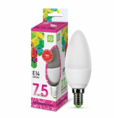 Лампы (источники света) лампа светодиодная led-свеча-standard 7.5вт 230в е14 6500к 675лм | 4690612019031 | asd выгодная цена