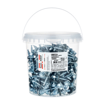 1Крепёж саморез кр zp св. 4,8х28 (300 шт) - ведро ( 1,617 кг) | 101000 | tech-krep выгодная цена
