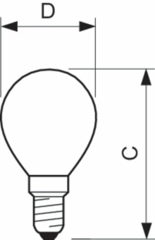 1Лампы (источники света) лампа накаливания лон stan 60w e14 230v p45 cl 1ct/10x10 | 926000005022 | philips выгодная цена