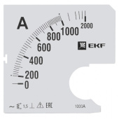 Измерительное оборудование шкала сменная для a961 1000/5а-1,5 ekf proxima | s-a961-1000 | ekf выгодная цена