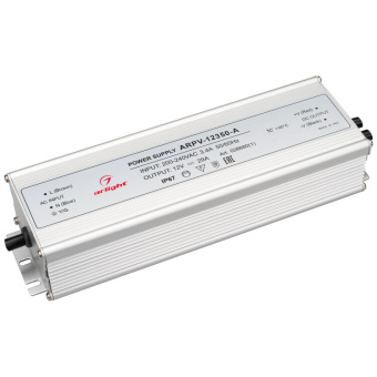 1Ленты светодиодные блок питания arpv-12350-a (12v, 29.0a, 350w) (arl, ip67 металл, 3 года) | 026680(1) | arlight выгодная цена