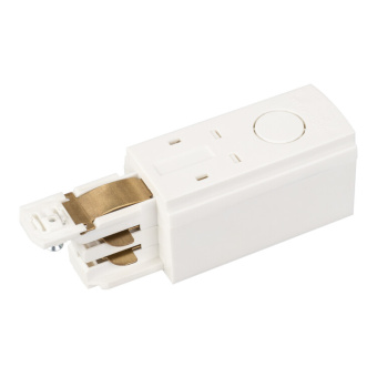 1Ленты светодиодные коннектор питания lgd-4tr-con-power-l-wh (d) (arlight, ip20 пластик, 3 года) | 029292 | arlight выгодная цена