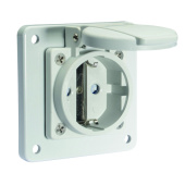 Разъемы промышленные розетка панельная schuko фланец 75х75 schuko ip54 серая qc 16a 250v i 7110909-bals i bals выгодная цена