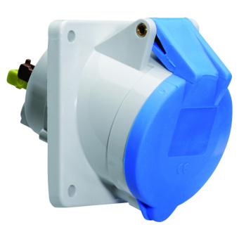 1Разъемы промышленные розетка наклонная 16a 3р(2p+pe) 6h 230v ip44 qc фланец 85х85 12749 i 12749-bals i bals выгодная цена