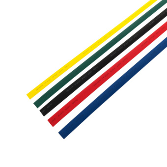 1Изделия для монтажа и опрессовки кабеля набор термоусадочной трубки 15,0/7,5 мм, пять цветов (упак. 50 шт. по 1 м) | 29-0165 | rexant выгодная цена