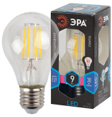 Лампы (источники света) лампа светодиодная f-led f-led a60-9w-840-e27 9вт филамент груша нейтральный белый свет | б0019015 | эра выгодная цена