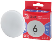 Лампы (источники света) лампа светодиодная red line led gx-6w-865-gx53 r gx53 6вт таблетка холодный дневной свет | б0045331 | эра выгодная цена
