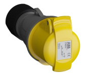Разъемы промышленные розетка кабельная easy&safe 216ec4,16а,2p+e,ip44,4ч|2cma102002r1000| abb выгодная цена