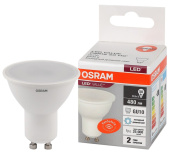Лампы (источники света) лампа светодиодная led value par16 6w/865 230v gu10 10x1 | 4058075581500 | osram выгодная цена