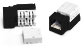 Розетки, адаптеры и модули Keystone вставка keystone jack kjne-8p8c-c6-90-bk rj-45(8p8c), категория 6, 110 idc, заделка с помощью ne-tool, черная | 222453 | hyperline выгодная цена