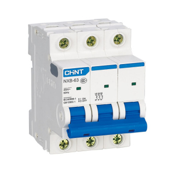 1Модульное оборудование (выключатели, УЗО, АВДТ,  УЗДП) выключатель автоматический трехполюсный nxb-63 3p 50a 6ка х-ка c (r) | 814175 | chint выгодная цена