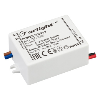 1Ленты светодиодные блок питания arj-ke42300 (13w, 300ma, pfc) | 027593 | arlight выгодная цена