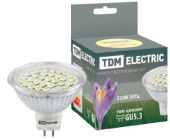 Лампы (источники света) лампа светодиодная led 5вт gu5.3 12в 3000к mr16 smd отражатель (рефлектор) | sq0340-0006 | tdm выгодная цена