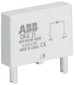 Реле варистор и светодиод красный cr-u 61d 24-60в ac/dc для реле cr-u|1svr405665r4000| abb выгодная цена