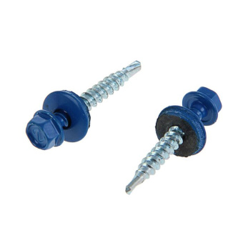 1Крепёж саморез кр св. 4,8х35 ral-5005 (насыщенный синий) (250 шт) - ведро ( 1,478 кг) | 113535 | tech-krep выгодная цена