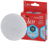 Лампы (источники света) лампа светодиодная red line eco led gx-10w-840-gx53 gx53 10т таблетка нейтральный белый свет | б0036544 | эра выгодная цена