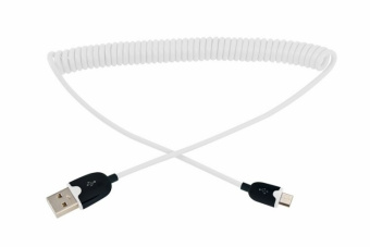 1КОМПЬЮТЕРНЫЕ АКСЕССУАРЫ usb кабель универсальный microusb шнур витой 1,5 м белый | 18-4301 | rexant выгодная цена