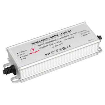 1Ленты светодиодные блок питания arpv-24150-a1 (24v, 6.25a, 150w) | 034209 | arlight выгодная цена