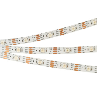 1Ленты светодиодные лента светодиодная spi-5000-ram-5060-30 12v cx1 rgb-auto (10mm, 4.8w, ip20) | 026460 | arlight выгодная цена