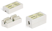 Розетки, адаптеры и модули Keystone адаптер проходной ca-idc-c5e-wh (coupler), dual idc, категория 5e, 4 пары | 23533 | hyperline выгодная цена