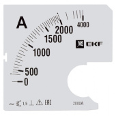 Измерительное оборудование шкала сменная для a961 2000/5а-1,5 ekf proxima | s-a961-2000 | ekf выгодная цена