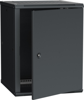1Шкафы и стойки телекоммуникационные 19 шкаф linea w 15u 600x600 мм дверь металл, ral9005 | lwr5-15u66-mf | itk выгодная цена