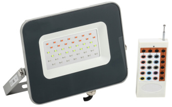 1Прожекторы прожектор светодиодный сдо 07-30rgb multicolor ip65 серый | lpdo7rgb-01-30-k03 | iek выгодная цена