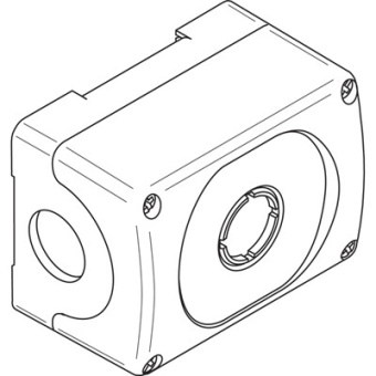 1Кнопки, светосигнальные лампы и кнопочные посты корпус кнопочного поста mepy-0 на 1 элемент желтый пластик | 1sfa611821r1000 | abb выгодная цена