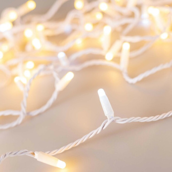 1Ленты светодиодные светодиодная гирлянда ard-string-classic-10000-white-100led-milk-flash warm (230v, 7w) (ardecoled, ip65) | 031205 | arlight выгодная цена