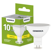 Лампы (источники света) лампа светодиодная mr16 софит 10вт 230в 3000к gu5.3 generica | ll-mr16-10-230-30-gu5-g | iek выгодная цена