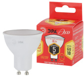 Лампы (источники света) лампа светодиодная red line eco led mr16-5w-827-gu10 | б0019062 | эра выгодная цена