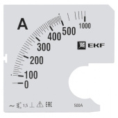 Измерительное оборудование шкала сменная для a961 500/5а-1,5 ekf proxima | s-a961-500 | ekf выгодная цена