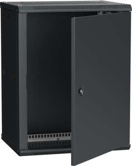 1Шкафы и стойки телекоммуникационные 19 шкаф linea w 12u 600x450 мм дверь металл, ral9005 | lwr5-12u64-mf | itk выгодная цена
