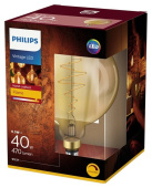 Лампы (источники света) лампа светодиодная led classic-giant 40w e27 g200 g d | 929001873401 | philips выгодная цена