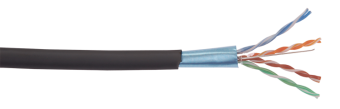 1Кабель витая пара (UTP, FTP) каб. в. п. f/utp кат. 5e 4x2х24awg solid lszh 305м чер. | lc3-c5e04-329 | itk выгодная цена